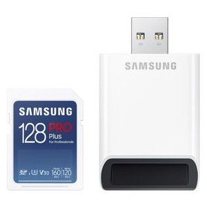SDXC karta 128GB PRO PLUS + USB SAMSUNG