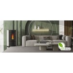 ALFA PLAM, krbová kamna GALA ECO 8 kW, červená