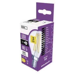 LED žárovka Filament Mini Globe 6W E14 neutrální bílá