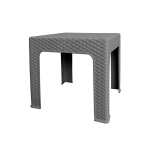 Mega Plast, plastový stolek Bistro, capuccino, vxšxh 42x48x48
