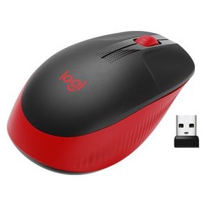 Wireless Mouse M190, Red LOGITECH
