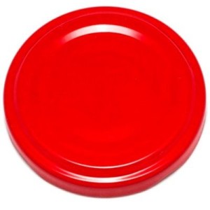 IGOTREND, 303801 zavařovací víčko TWIST průměr 43 mm - balení 10 ks (kečupové) červené