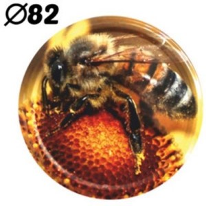 IGOTREND, 10068 víčko TWIST včela I průměr 82 mm pro sklenice 0,72 l (10 ks v balení)