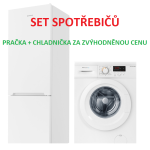 SET pračka PHILCO PLD 106 ECZ a chladnička PHILCO PCS 2681 F
