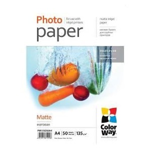 Fotopapír Matte A4 50 ks 130g COLORWAY