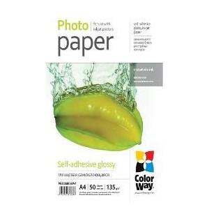 Fotopapír Glossy A4 50ks 135g COLORWAY