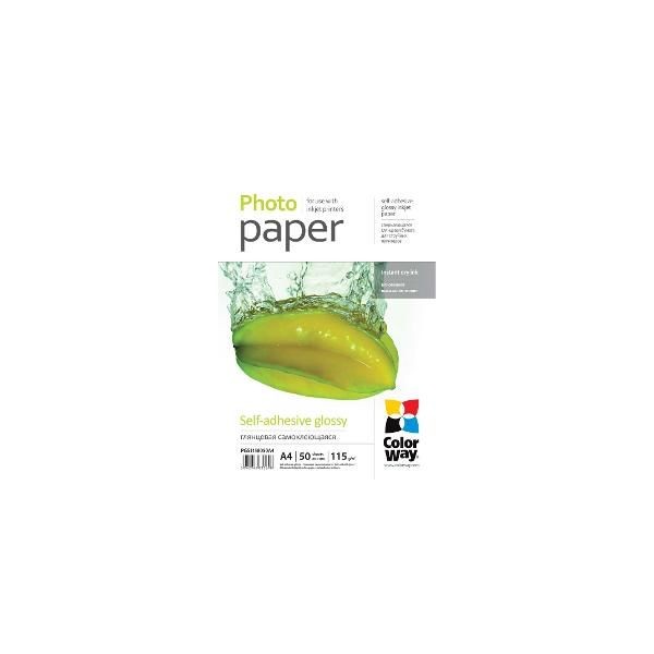 Fotopapír Glossy A4 50ks 115g COLORWAY