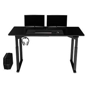 Pracovní stůl, černá deska ULTRADESK