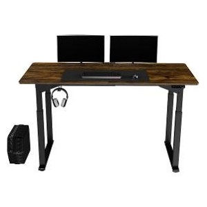 Pracovní stůl, hnědá deska ULTRADESK