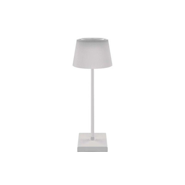 LED stolní lampa KATIE, bílá