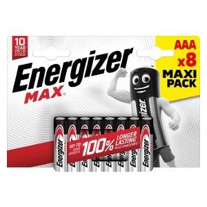 LR03 4+4BP AAA MAX Alk ENERGIZER