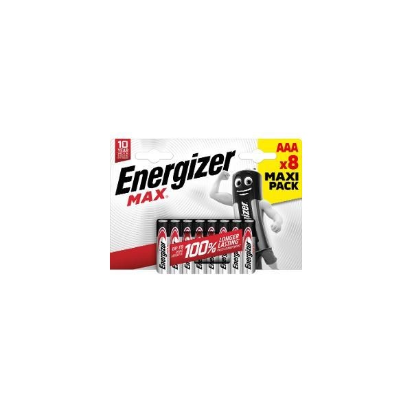 LR03 4+4BP AAA MAX Alk ENERGIZER