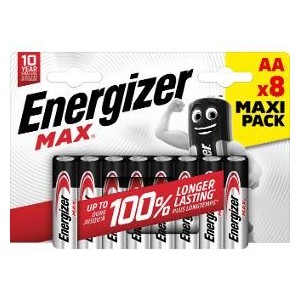 LR6 4+4BP AA MAX Alk ENERGIZER