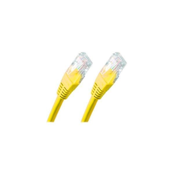 Patch kabel Cat 5e UTP 1m žlutý XTENDLAN