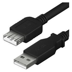 YCU 014 BK USB A M/F Prodluž.kab. YENKEE