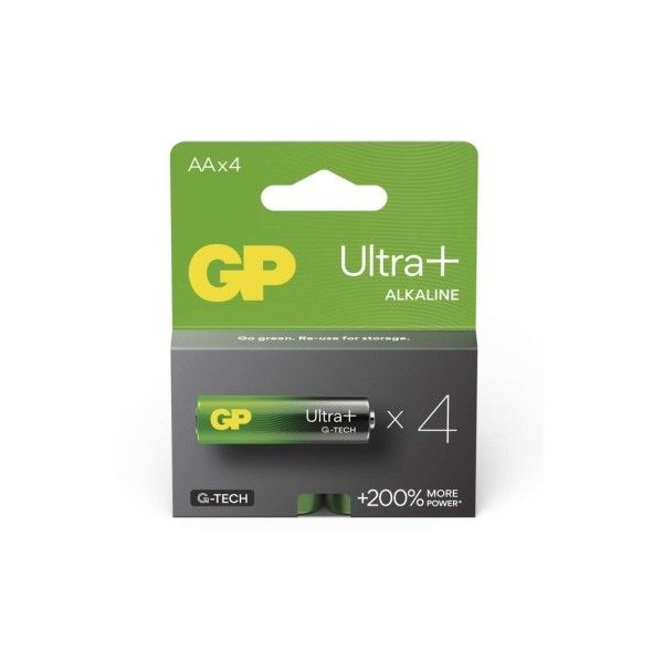 Alkalická baterie GP Ultra Plus AA (LR6)