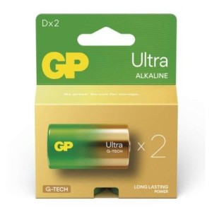 GP alkalická baterie ULTRA D (LR20) 2PP