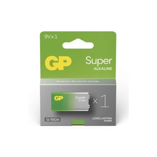 Alkalická baterie GP Super 9V (6LR61)