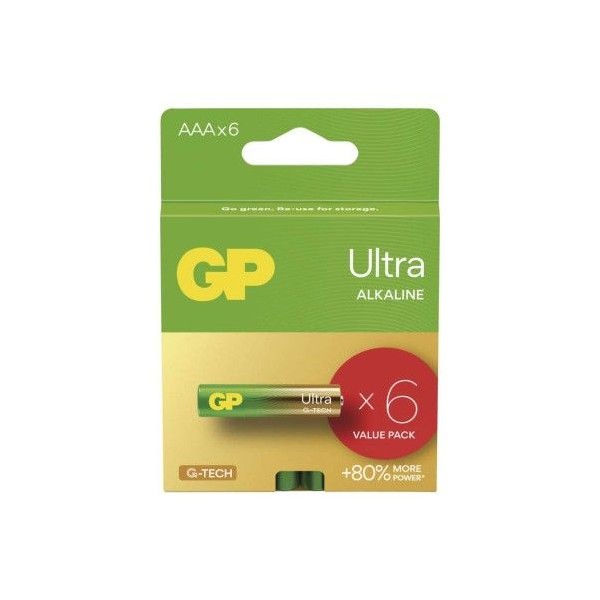 Alkalická baterie GP Ultra AAA (LR03)