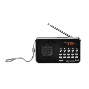 RÁDIO DIGITÁLNÍ   B-6039 SAM  ČERVENÝ MT-L938