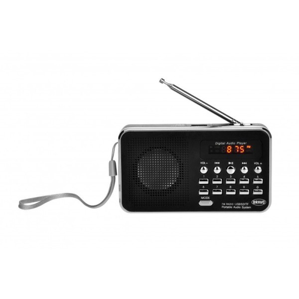 RÁDIO DIGITÁLNÍ B-6039 SAM ČERNÝ MT-L938