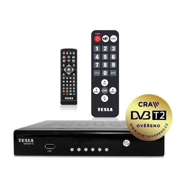 Tesla SENIOR T2, DVB-T2 přijímač