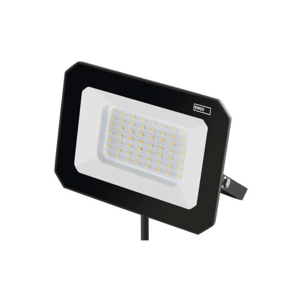 LED reflektor SIMPO 50 W, černý, neutrální bílá