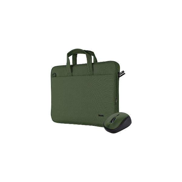 Notebook Bag 16 wireless mouse grn TRUST
