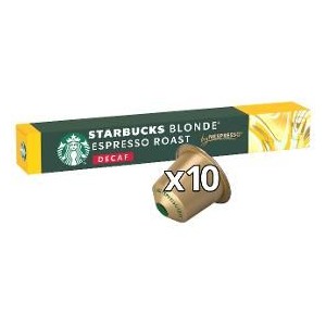 NESPRESSO BLOND DECAF 10 KS STARBUCKS