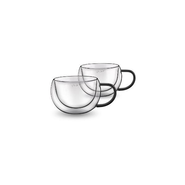 LT9114 SET 2 CAPP. ČERNÝ 270 VASO LAMART