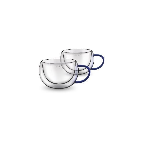 LT9113 SET 2 CAPP. MODRÝ 270 VASO LAMART