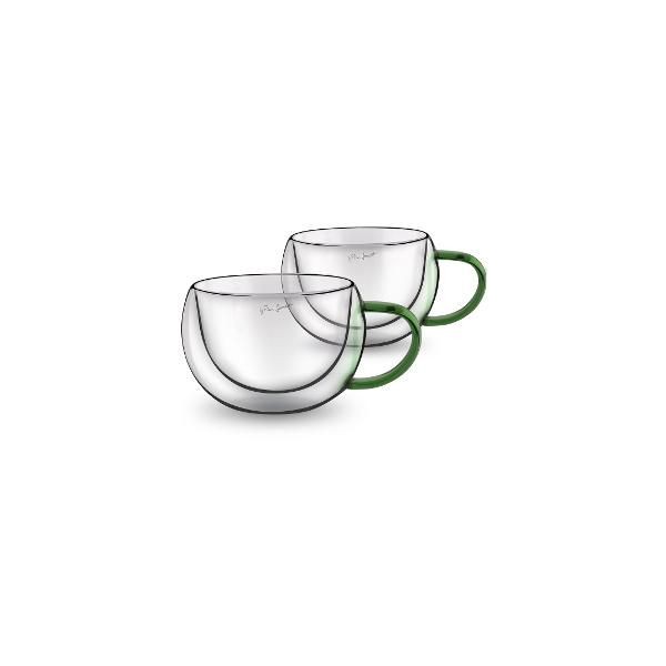 LT9112 SET 2 CAPP.ZELENÝ 270 VASO LAMART