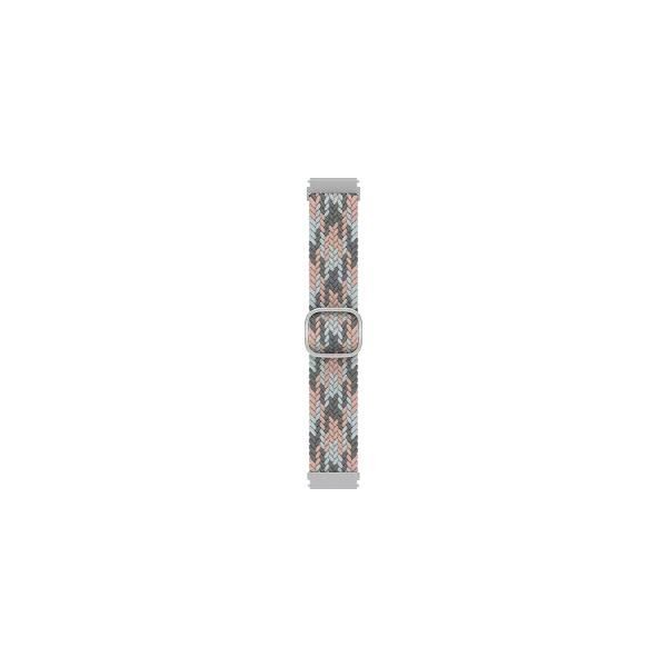 Řemínek textilní 20mm růž. šedý ALIGATOR
