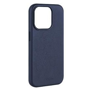 MagLeather iPhone 15, modrý FIXED