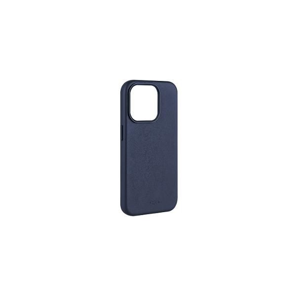 MagLeather iPhone 15, modrý FIXED