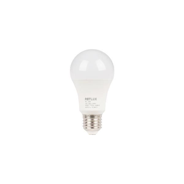 RLL 601 A60 E27 bulb 7W CW D RETLUX