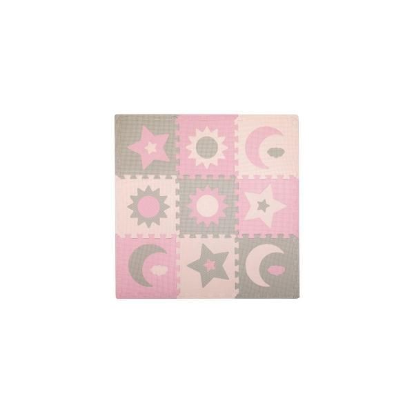 Hrací podložka puzzle NEBE PINK MOMI