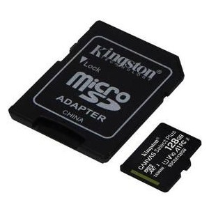 MicroSDXC 128GB UHS-1 SDCS v2 KINGSTON