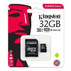 MicroSDHC 32GB UHS-I SDCS v2 KINGSTON