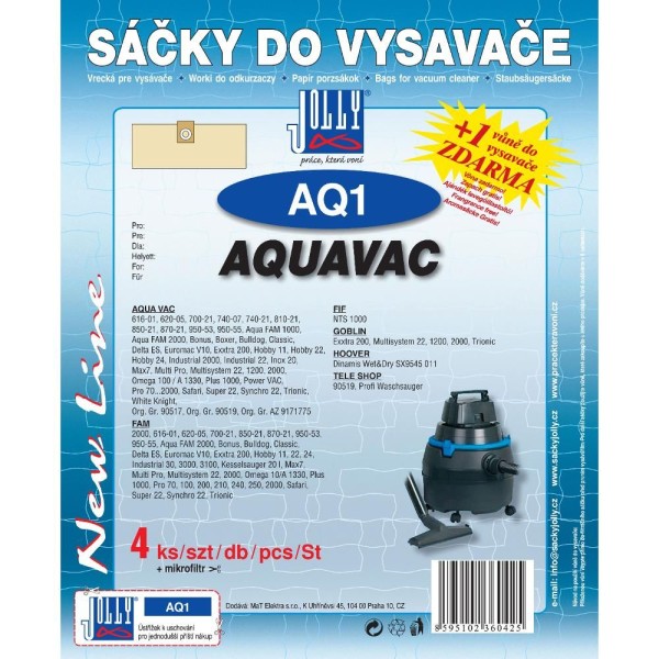 AQ 1 SÁČEK DO VYSAVAČE JOLLY