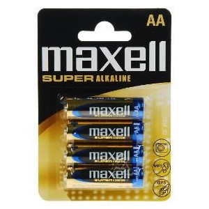 LR6 4BP AA Super Alk MAXELL