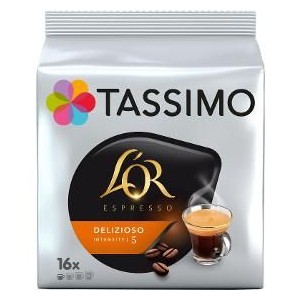 TASSIMO DELIZIOSO KAPSLE 16ks TASSIMO