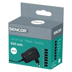 SPS 6 Zdroj Stab. 600 mA Univ. SENCOR