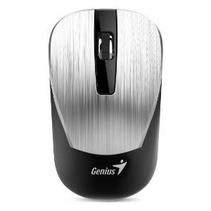 NX-7015 stříbrná bezdrátová myš GENIUS