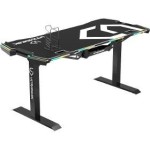Herní stůl FORCE - bílý RGB ULTRADESK