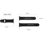 Apple Watch Silicone Strap,38-41,B FIXED