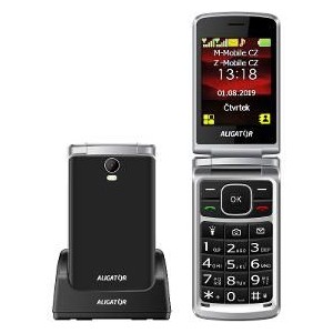 V710 Senior černá-stří.+st.nab. ALIGATOR