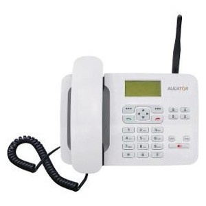 T100 bílý, stolní GSM telefon ALIGATOR