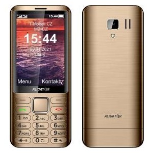 D950 Dual sim zlatý ALIGATOR