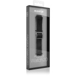 Řemínek textilní 20mm černý ALIGATOR